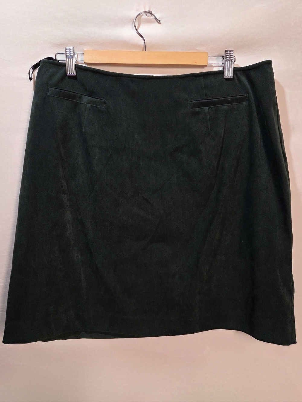 90s Venezia Jeans Dark Emerald Green Mini Skirt Academia Fall Fits Sz 14